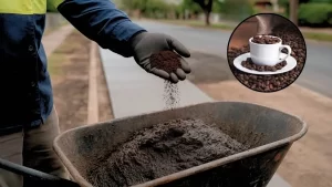concreto de concreto, pesquisadores da Austrália desenvolvem pavimento com concreto feito com borra de café