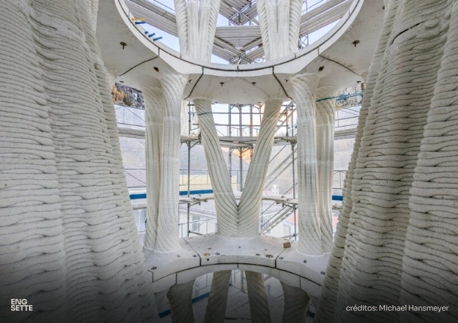 Tor Alva: A torre impressa em 3D mais alta do mundo é inaugurada
