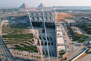 Áustria transforma torres de energia em formato de animais gigantes 23 grande museu egipcio alinhamento com as piramides