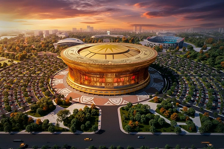 estadio trong dong vietna maior estadio futebol mundo vista aerea